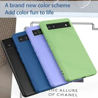 Luxury Original Liquid Silicone Phone Cases For Google Pixel 8 6 7 Pro 6A 7A Case For Google Pixel 8 7 Pro Shockproof Soft Cover 2
