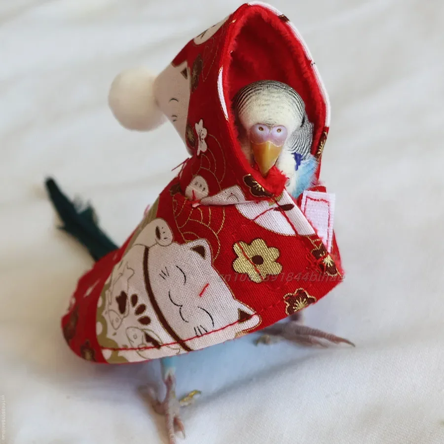 Bird Costume Lovely Colorful Cover Dress Up Pet Parrots