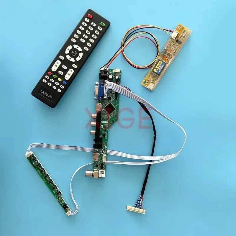 

Плата контроллера для CLAA154WB03 CLAA154WB04 IR + USB + AV + HDMI + VGA LVDS 30-контактный аналоговый ТВ ЖК-дисплей 1CCFL Комплект «сделай сам» 1280*800