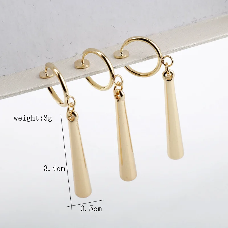 Anime ONEPIECE Roronoa Zoro Cosplay Earrings Sauron Ear Clips Golden Pendant Hook Earrings For Women Men Jewelry anime ear clips