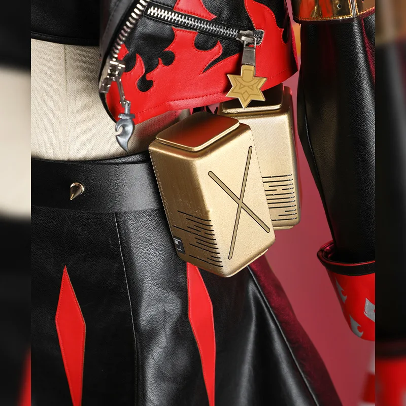 Zenless Zone Zero: Burnice Whita | Black Uniform Cosplay Costume Set 32 Zenless Zone Zero Burnice White Sons of Calydon Punk Uniform Cosplay Costume