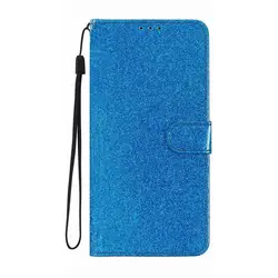 Elegant Card Wallet Case for Women and Kids - Luxury Protective Cover (Blue PE)