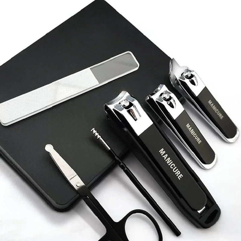 Nail Set Anti-Splash Nail Clipper Set Six Home Manicure Care Tools Clippers Clippers Beauty Tools
