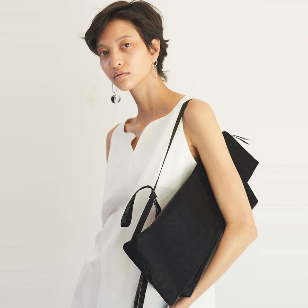 Fashion Designer Bag Oil Wax Leather Shoulder Bag Large Tote Bags for Women Handbag Luxury High Quality Soft Crossbody Bags Chic