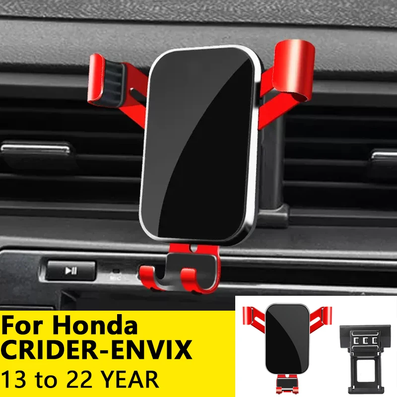 

For Car Cell Phone Holder Air Vent Mount GPS Gravity Navigation Accessories for Honda CRIDER/ENVIX 2013 to 2022 YEAR