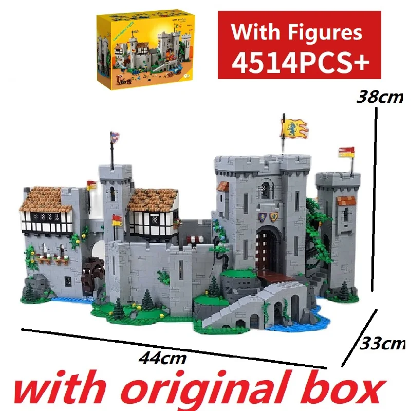 

With Original Box 4514 PCS Lion King Castle Building Blocks Bricks Education Kids Christmas Birthday Gifts Toy Compatible 10305