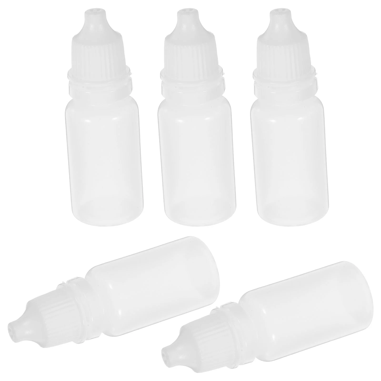 

5Pcs 10ml Empty Plastic Dropper Bottlessss Eye Liquid Dropper Dropping Bottles