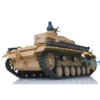 2.4G Heng Long 1/16 Scale RC Tank 7.0 Plastic German Panzer III H RTR Remote Control Tanks Model 3849 Cars Toys TH17363 2