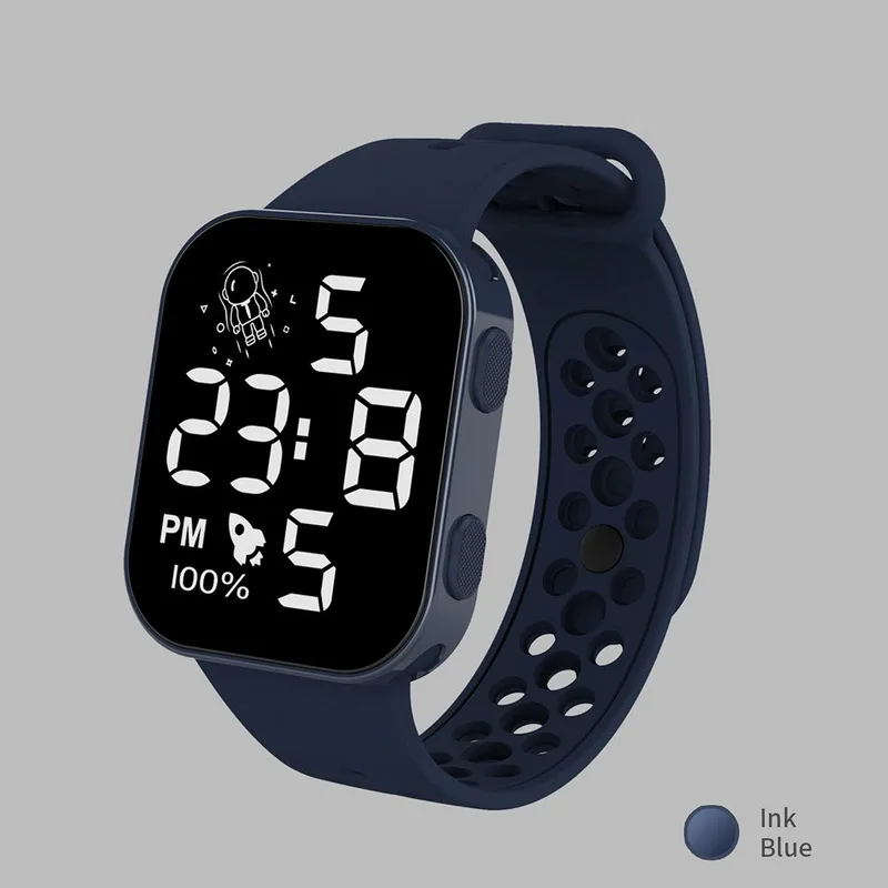 2022 Fashion LED Digital Watches Men Female Clock HD Square Dial Electronic Wrist watch For Women Kids Watches Relogio Feminino