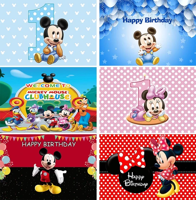 Mickey Mouse Clubhouse Background Invitation