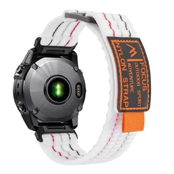 QuickFit Nylon Strap | Versatile Wristband Bracelet for 26mm Instinct 2X (WHITE)