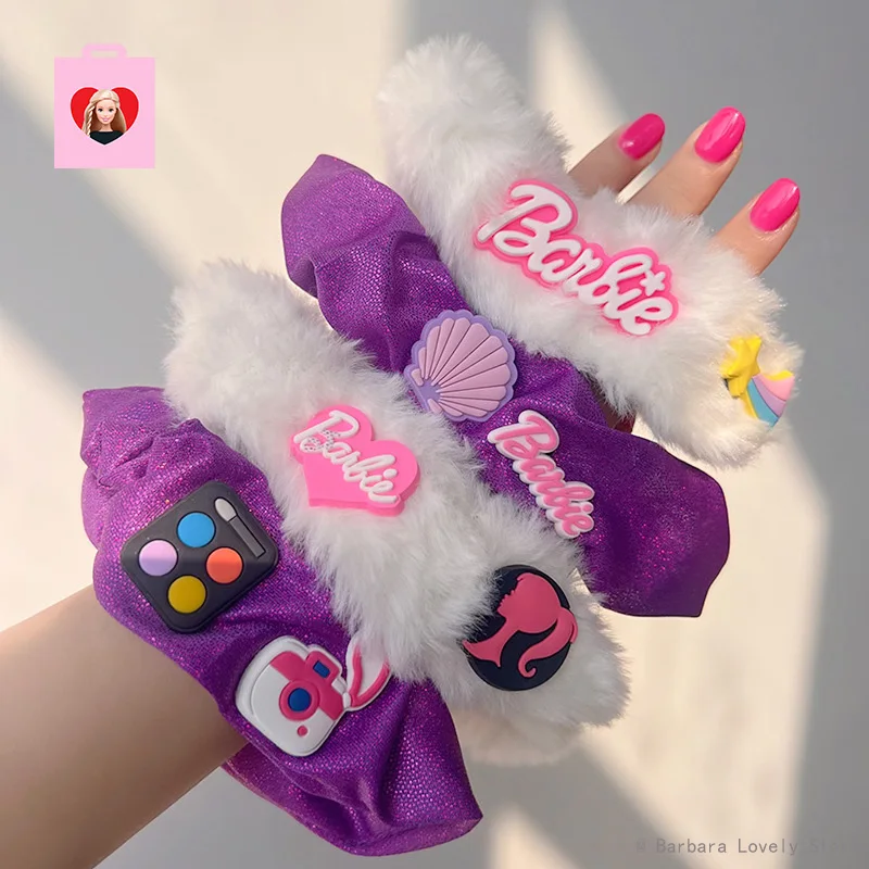 Miniso Barbie Accessorio Per Capelli 2023 Y2K Hairband Princess Large Hair Band Cartoon Cute Sweet Headdress Women Fashion Girls Gifts