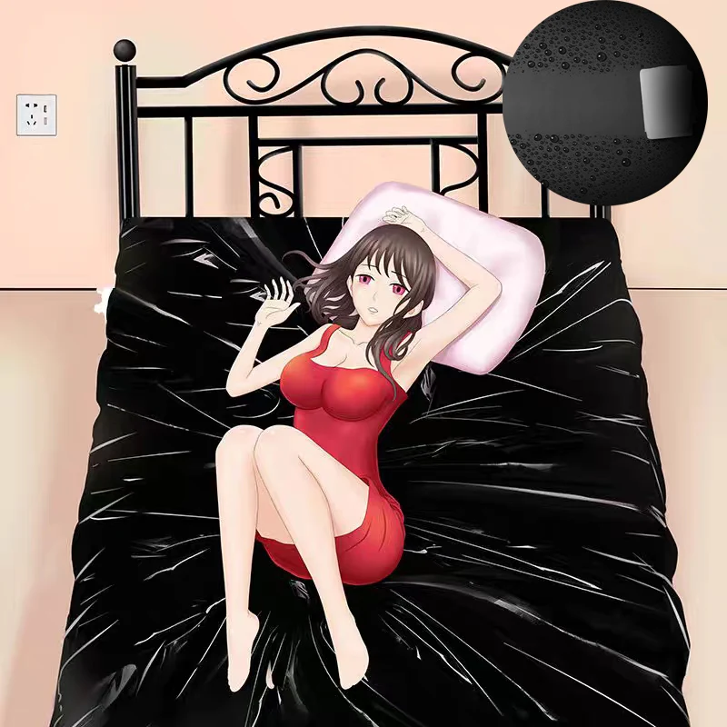 Description Picture 2 of itemWaterproof Couple Sex Bed Sheet Game Lubricants Oilproof Cover Flirt Bondage Wet Play Tool Intercourse Plastic Sexy Oil/SPA Pad