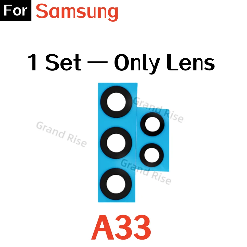 Enhanced Rear Camera Glass Lens with Adhesive Frame Replacement