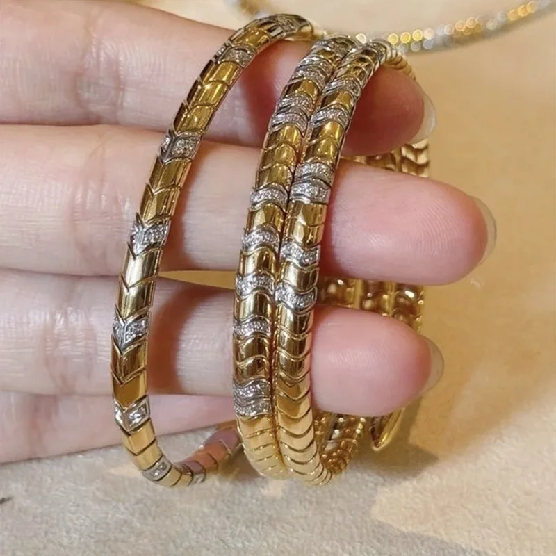 الأزياء الفاخرة BVLG نمط الفولاذ المقاوم للصدأ الذ...