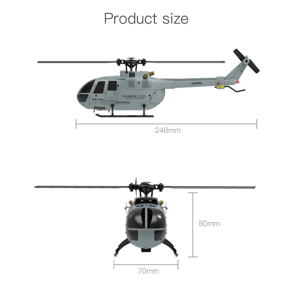 RC Helicopter with Gyro and Optical Flow Localization