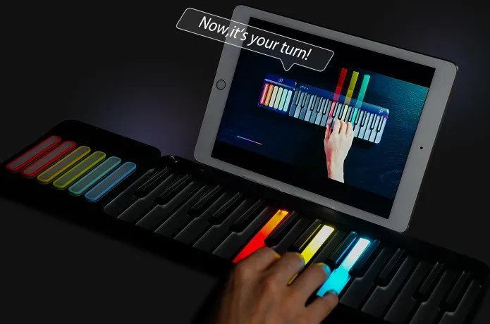 Popupiano-ミディコントローラー付きのスマートピアノ、LED