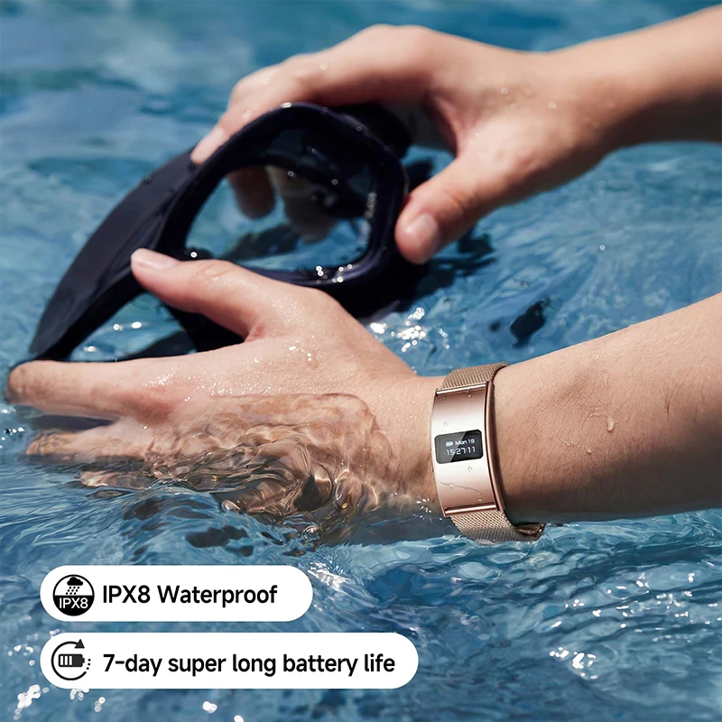 Premium Smart Fitness Tracker – Sleep Monitoring, 170+ Sports Modes, IPX8 Waterproof, Ideal Couple Fitness Gift