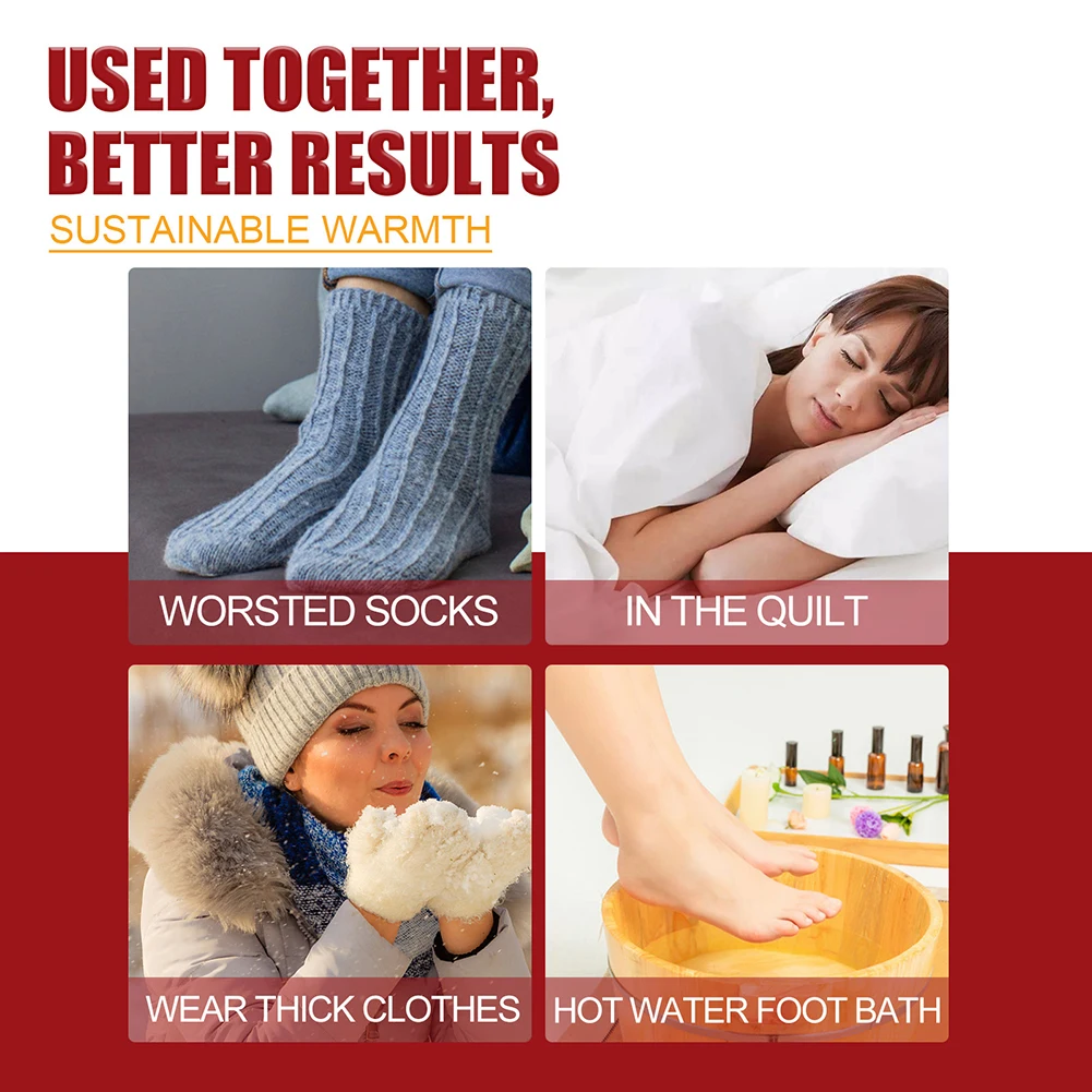 10Pcs Body Foot Warmer Sticker Up To 8 Hours of Heat Foot Warming Pads Multifunctional Warmer for Outdoor Fishing Hunting