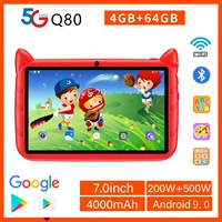 2024 Global Version 7 Inch Kids' tablets Quad Core 4GB RAM 64GB ROM Android Learning Education Tablet Dual Cameras 4000mAh 1