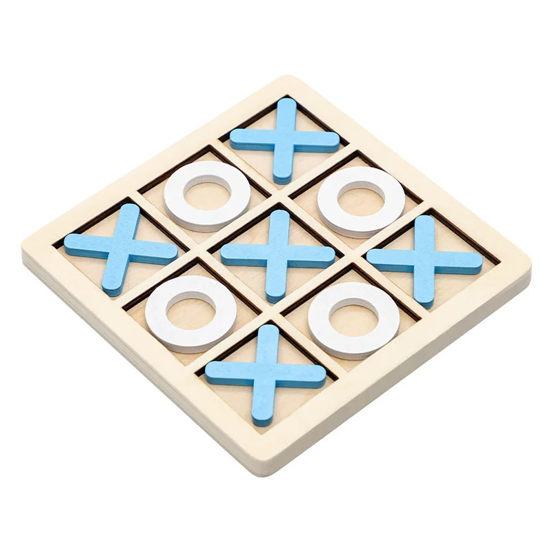 Montessori Play Game Wooden Toy Mini Chess Interaction Puzzle Training Brain Learing Early Educational Toys For Children Kids 5