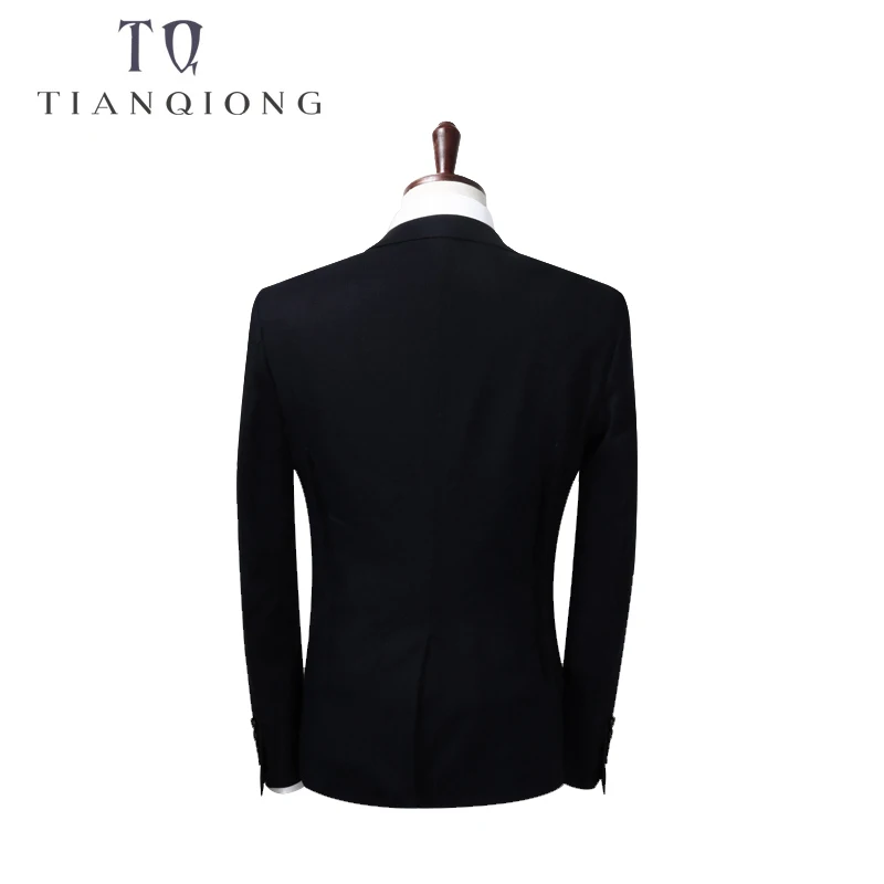 TIAN QIONG, the stylish new type 2-piece slim-shaped classic men's suit with a single button (jacket + trousers)