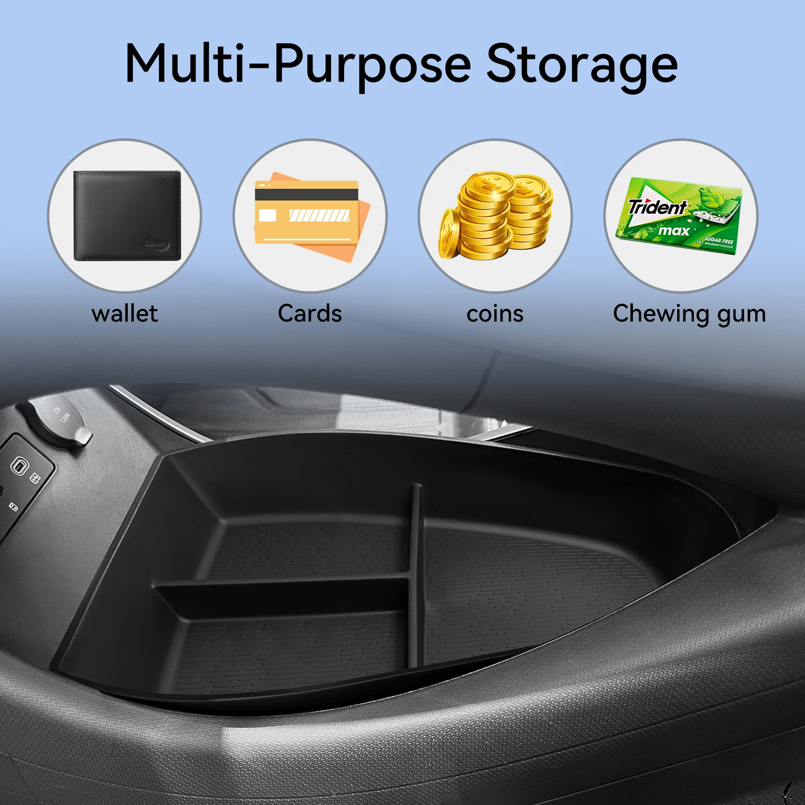 BYD ATTO 3 EVO 2025 2026 센터 콘솔 하단 수납함 내부 액세서리 정리함 차량용 트레이 TPE