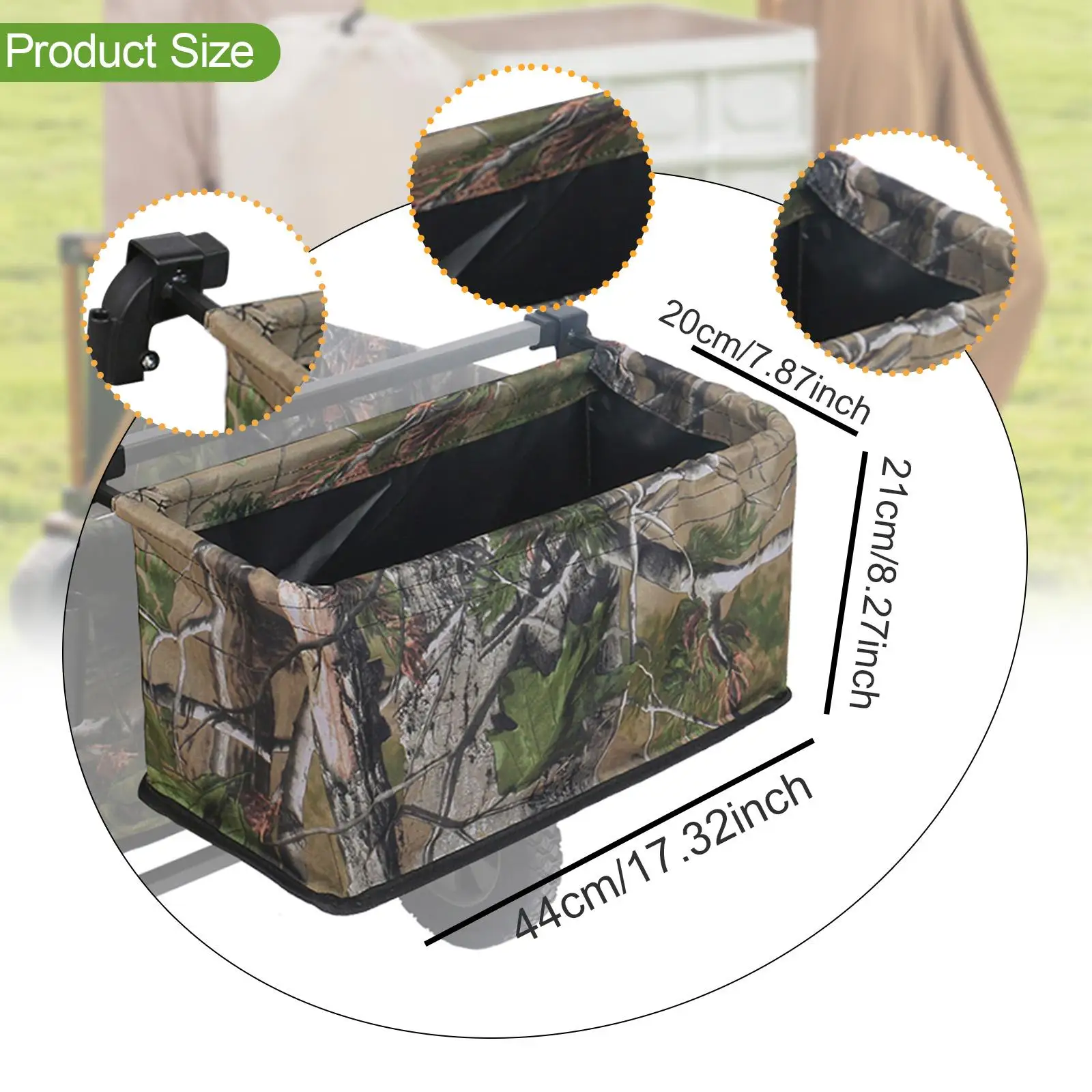 Wagon Cart Tail Bag Grocery Bag Cart Tail Bag for Shopping Garden Beach