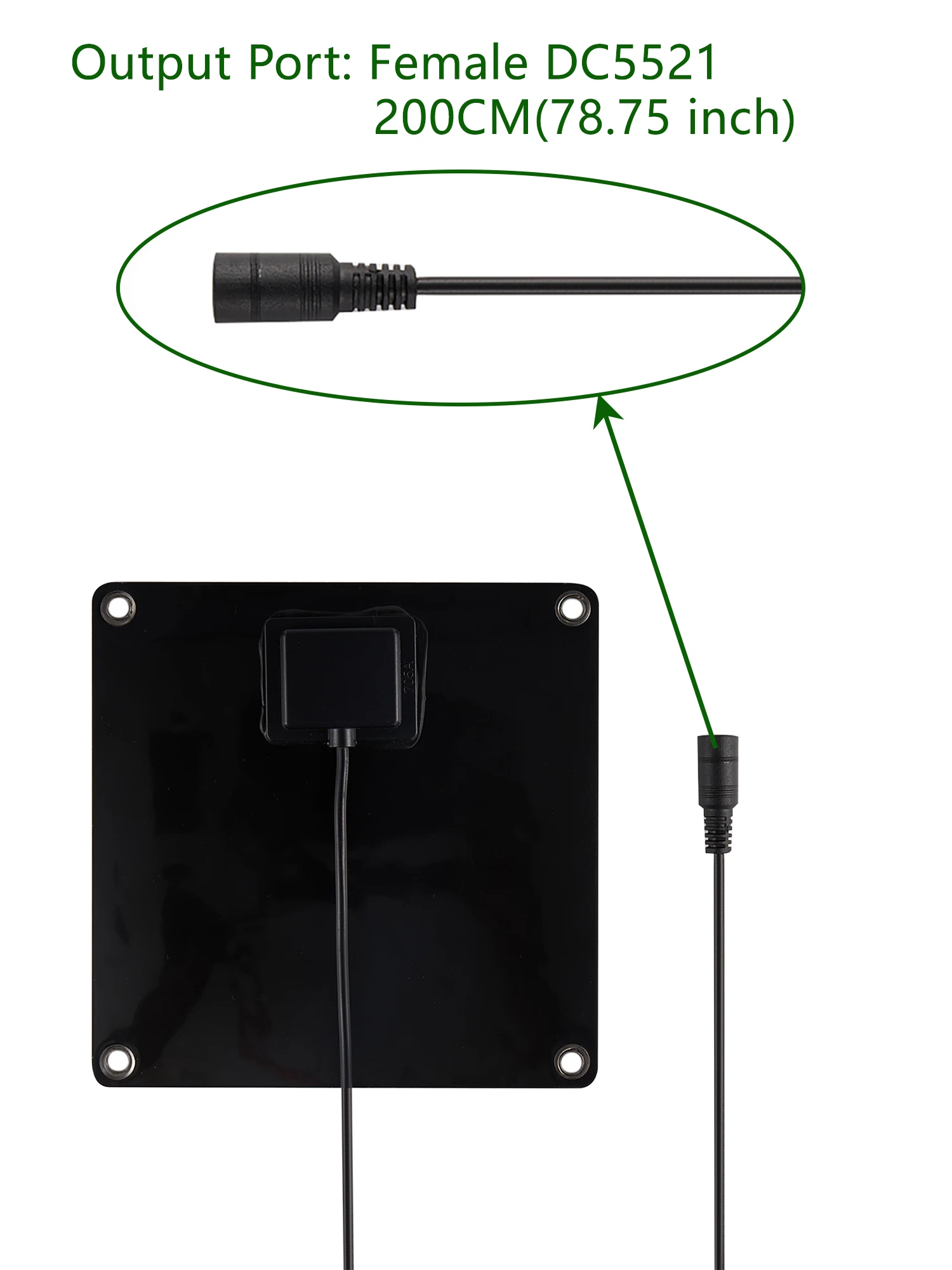 Monocrystalline Solar Powered Fan Kit For Camping View 2