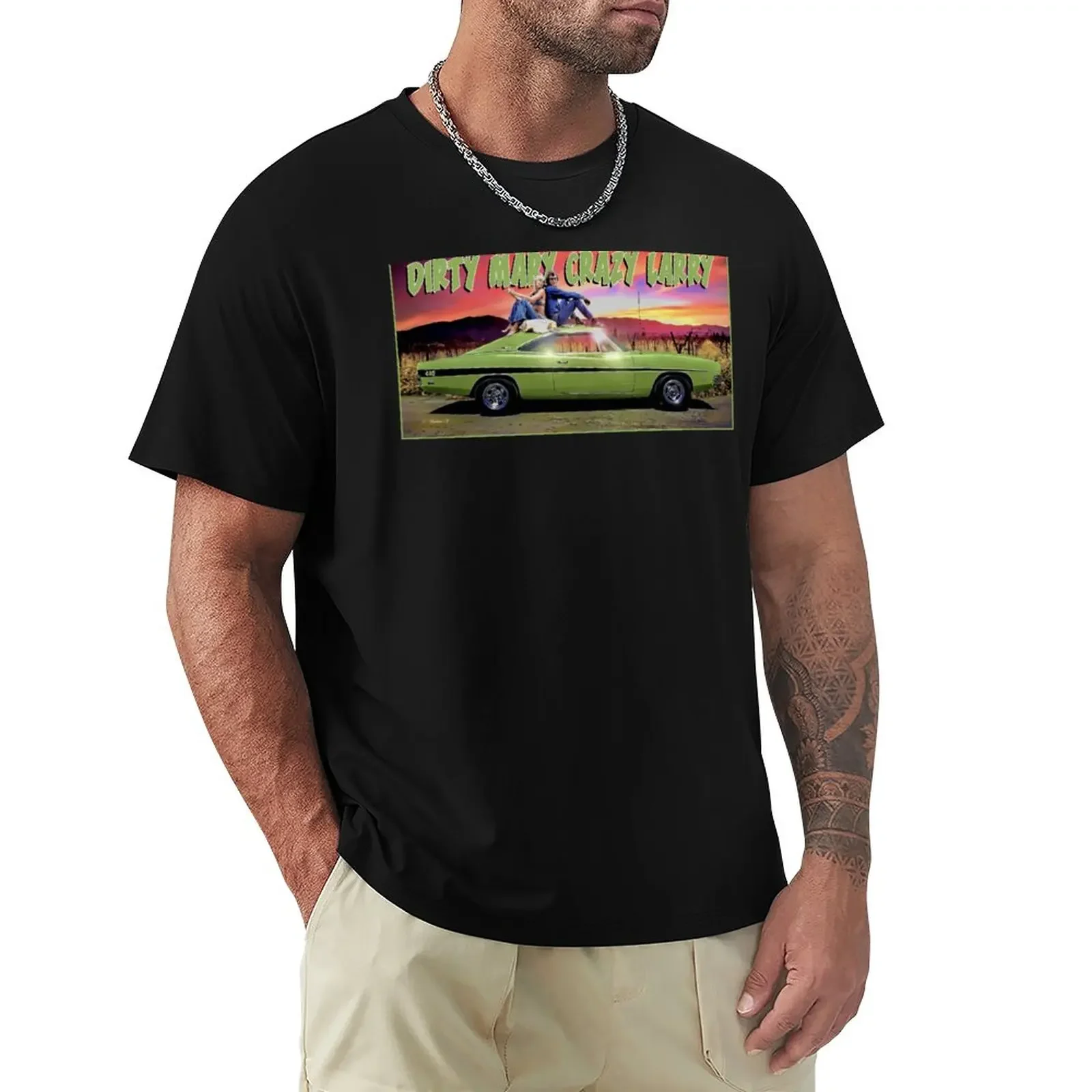 

Dirty Mary Crazy Larry T-Shirt Aesthetic clothing Short sleeve tee t shirts for men