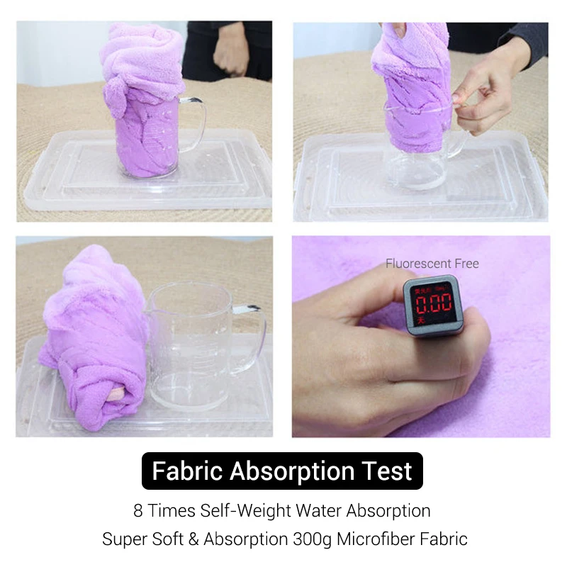 Pet bath towel Quick Drying Bathrobe for Dogs and Cats Microfiber Absorbent Beach Towel Fast Dry Dog Hooded Jacket