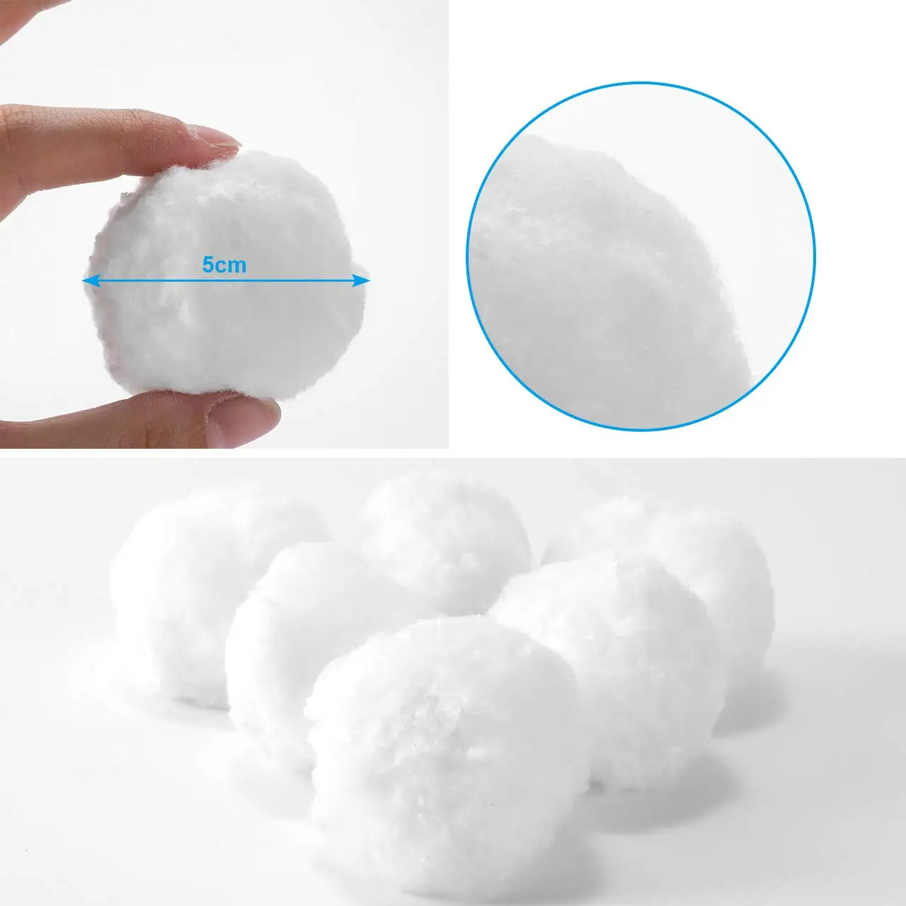 Pool Filter Balls, Filter Balls For Sand Filter Eco-Friendly Fiber Ball for Pond, Swimming Pool Sand Filters Media Water Filteri