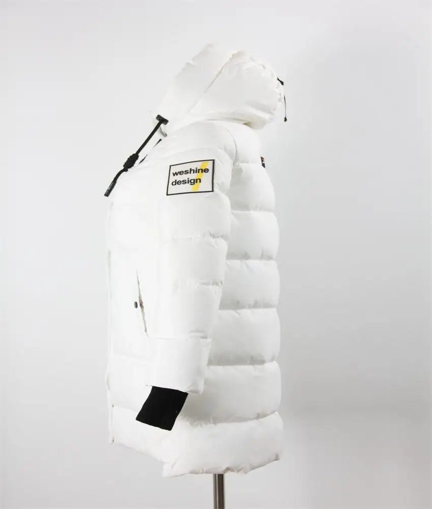 VERALBA Women's Down Jacket Long Two-color Optional Warm Fashion Clothing With Fur Collar Hat 2022 2023 Latest Model Coat Winter