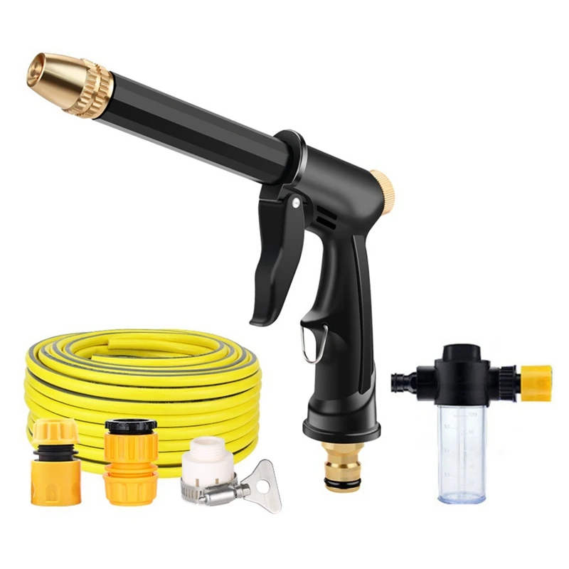 

High Pressure Washer Tool Garden Watering Tool Hose Nozzle Spray Sprayer For Water Jet Foam Pot Car Cleaning Tool