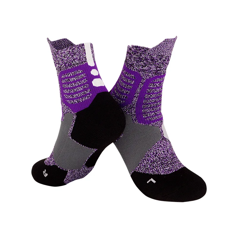 Men Sock Sports Breathable Women Compression Crossborder Supply Running Riding Cycling Knee high Basketball Biking Hockey Soccer