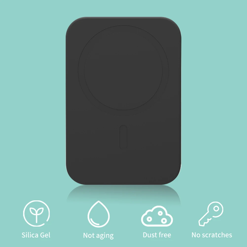 Power Bank Silicone Power Bank Protector for iPhone 12 Pro Magnetic Wireless Charger Battery Pack Cover