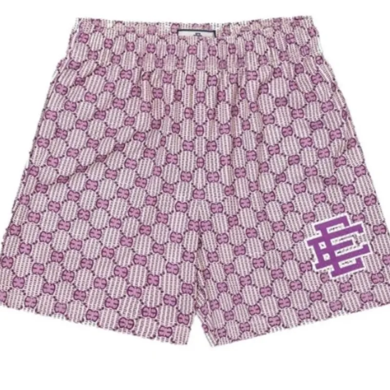 new ML Eric Emanuel Shorts NEW men's casual shorts fitness sports pants summer gym workout Men Women Classic GYM Mesh Shorts