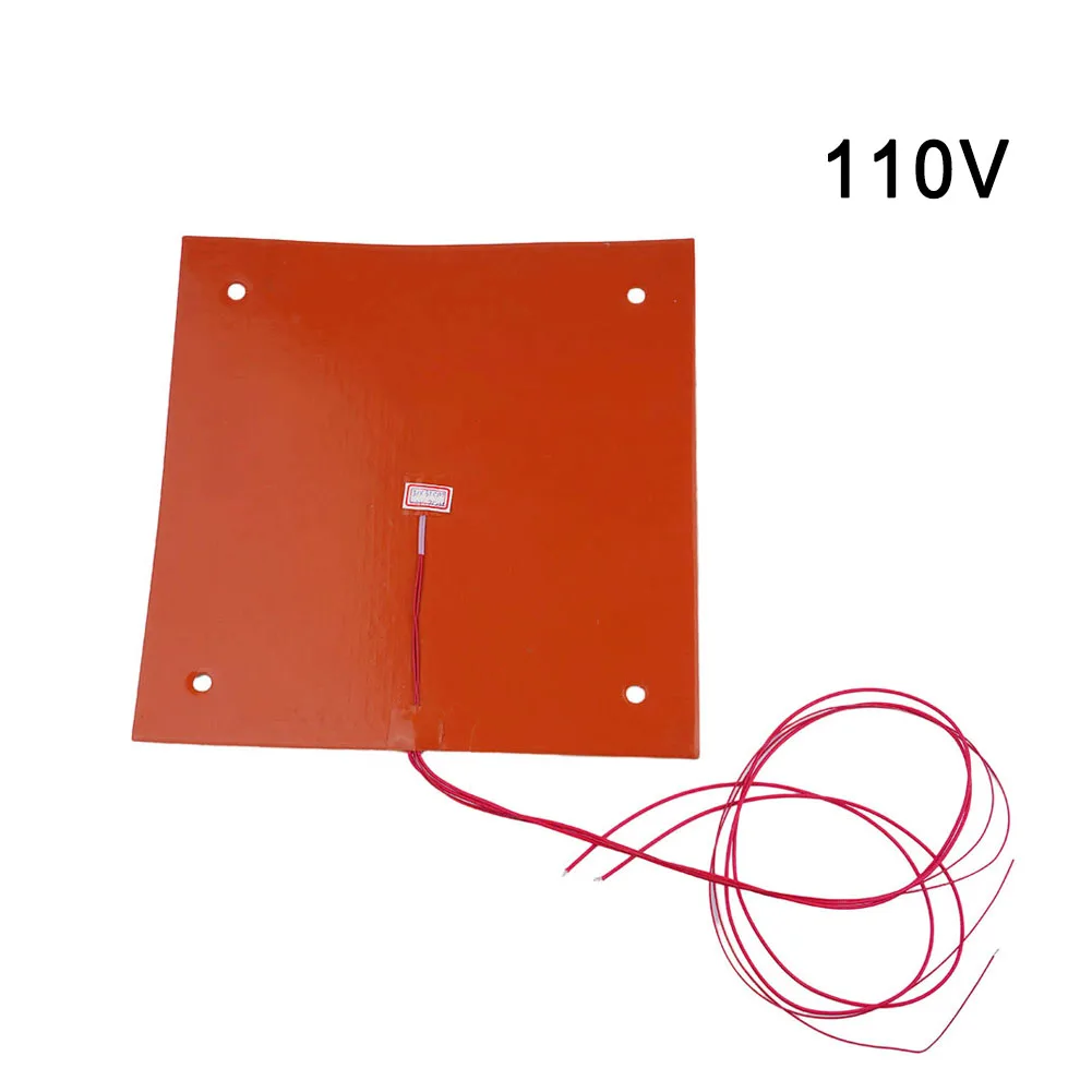 

110-220V Silicone Heating Pad 310x310mm CR-10 Easy installation For Creality Replacement Tool Convenient Durable