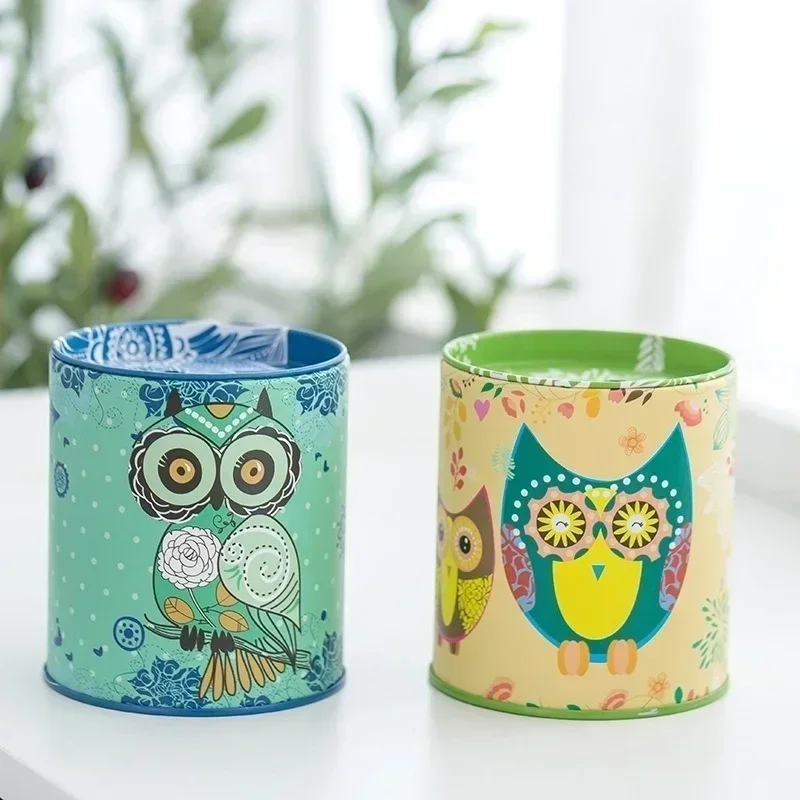 Brand New Metal Piggy Bank Coin Box Jewelry Storage Mini Tin Gift Cute Organizer Savings Home Accessories Living Room Decoration