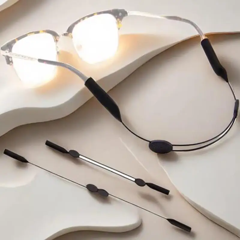 5pcs Eyewear Retainer Adjustable Anti-slip Universal Fit Eyeglass Lanyard Sports Sunglasses Unisex Holder Strap Lanyard