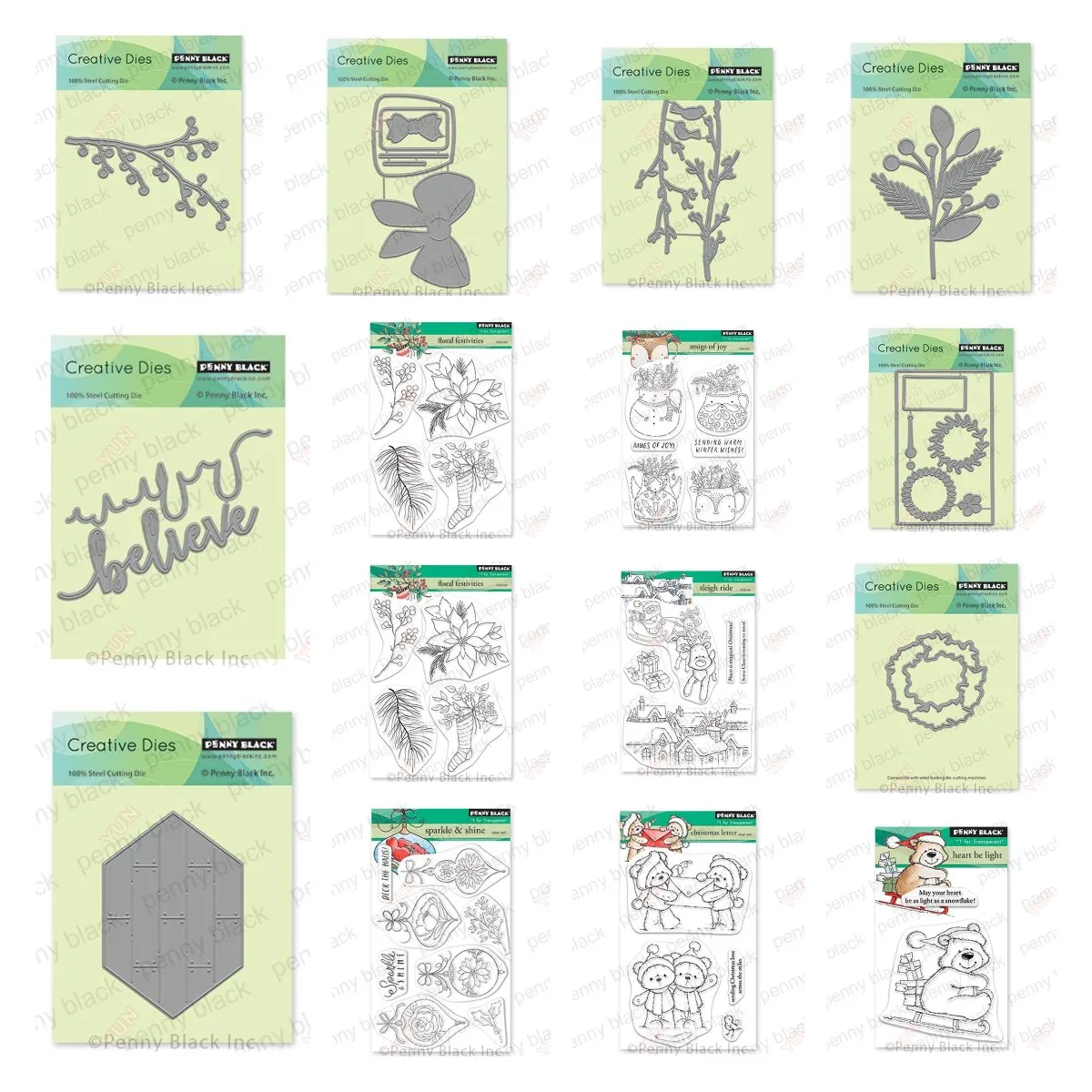 

Mugs of Joy Christmas Letter New Arrival Stamps Metal Cutting Dies Sets for DIY Craft Making Greeting Card Scrapbooking