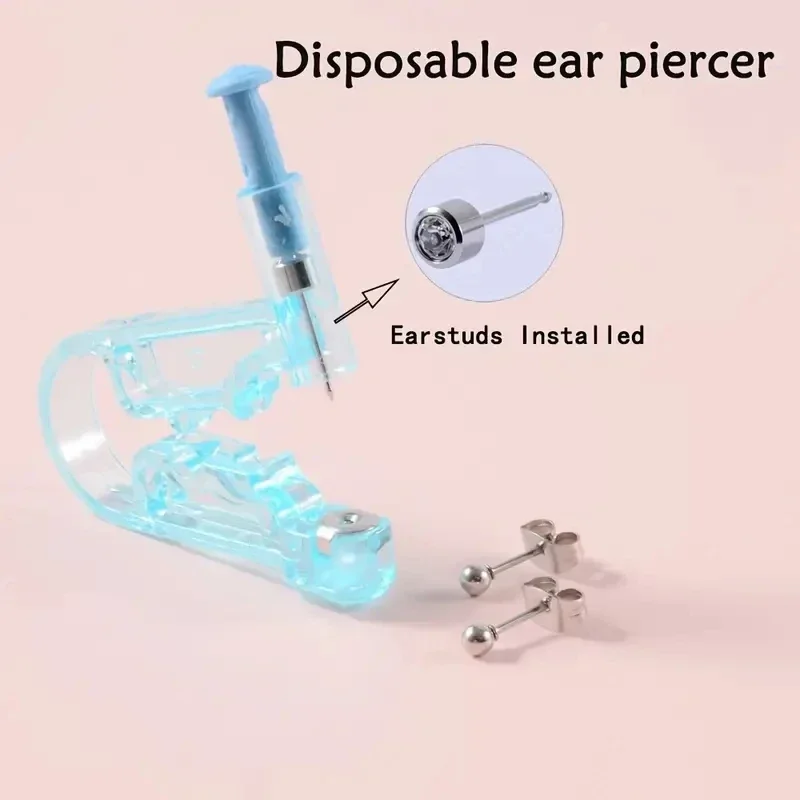 Kit de pistola para Piercing de oreja, 1-10 piezas, desechable, seguridad saludable, herramienta para Piercing de pendientes, máquina, tachuelas, nariz, labio, cuerpo, accesorios de joyería