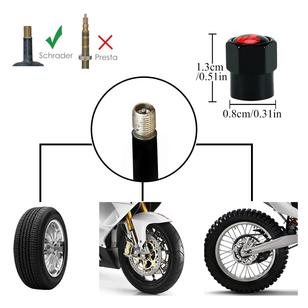 4Pcs/Set Car Styling Aluminium Alloy/Copper Middle Finger Car Tire Valve Caps Wheel Tires Tire Stem Air Cap Airtight Covers