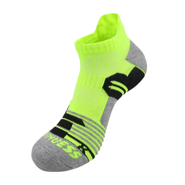 Calzini per la corsa calzini da maratona da uomo asciugamano corto da donna  calzini sportivi antiscivolo calzini da Badminton da uomo spessi -  AliExpress