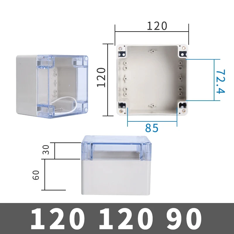 Waterproof Transparent Electronic Project Enclosure Box