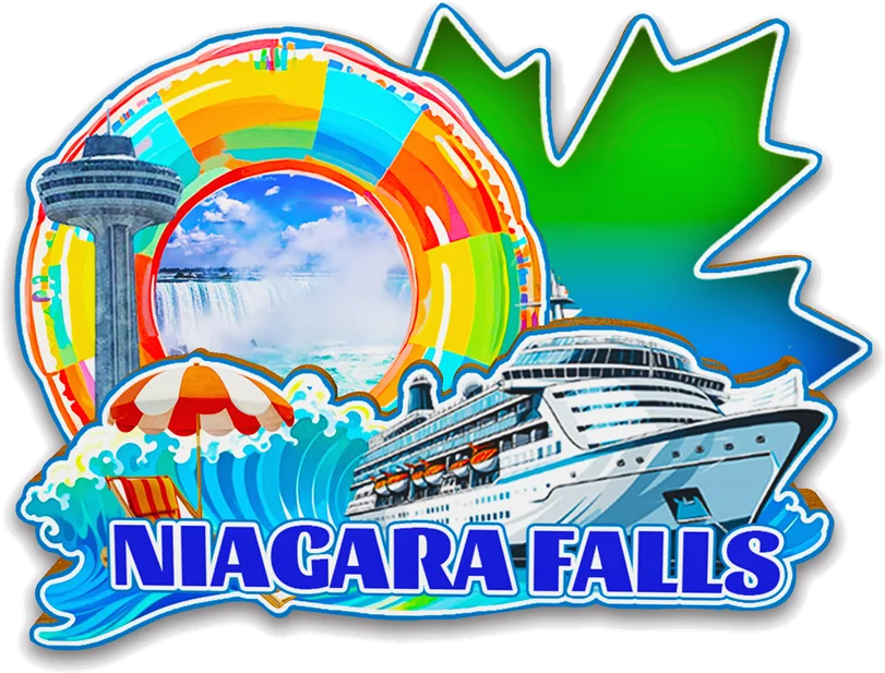 Niagara Falls Canada 3D Wooden Fridge Magnet - Landmark Souvenir, Handmade Craft Gift (2.5x1.5 Inches) - View #14