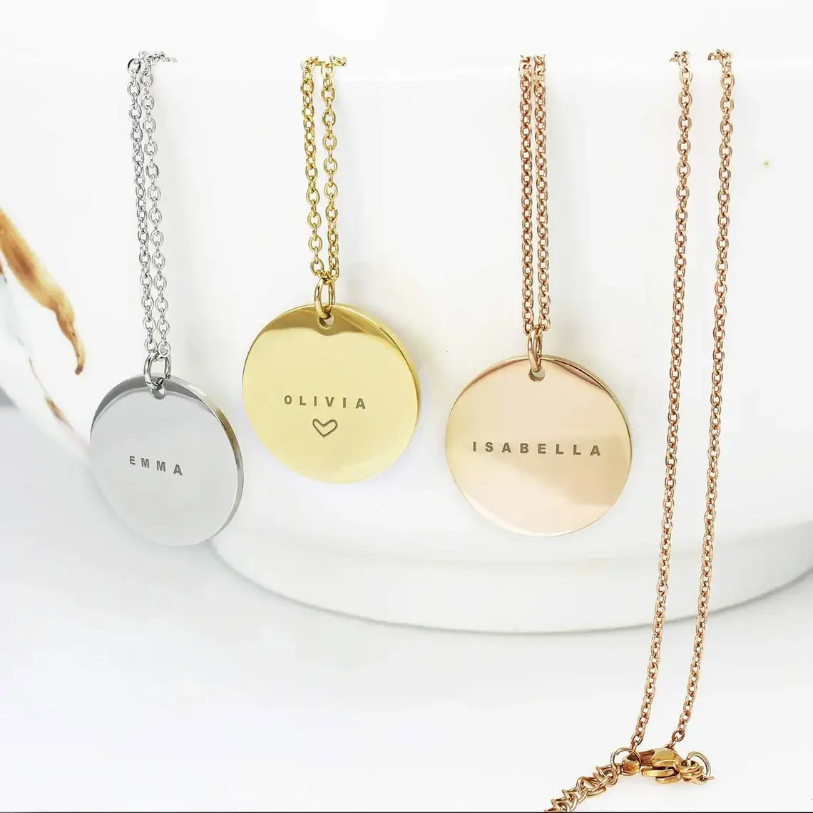 Personalised Wedding Date Necklace By Minetta Jewellery |  notonthehighstreet.com