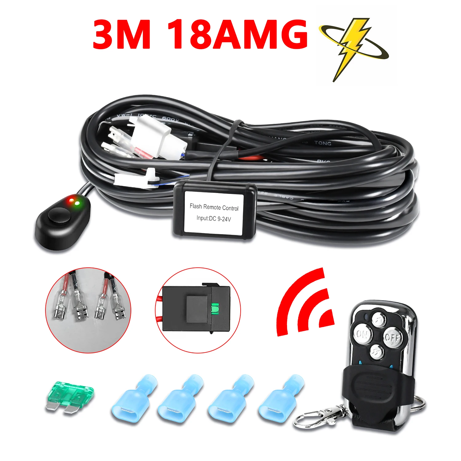 4/5inch Auto Work Light Explorer Motorcycle LED Bar Spot Flood Fog Super Bright