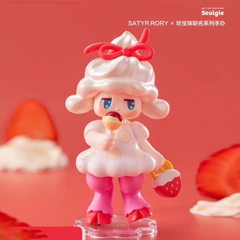 Satyr Assy X Chupa Chups Series Blind Box Toys Mystery Box Figura Originale Guess Bag Mystere Cute Doll Kawaii Model Gift
