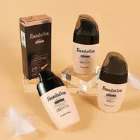 Long-lasting Face Foundation Cream Waterproof Concealer Liquid Even Skin Tone Professional Matte Base Makeup Cosmetics Maquiagem 2